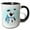 Black/White, variant on 3drose, Good Boy Cute Black and White Puppy with Blue in Crayon for Kids, 15oz Mug