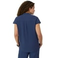 thumbnail image 2 of Hanes Womens Scrubs Mandarin Collar Scrub Top, Comfort Fit, Pockets, Sizes XS-3XL, 2 of 8