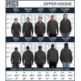 thumbnail image 6 of Biker Dad Father Of Ride Motorcycle Zip Hoodie Sweatshirt Men Brisco Brands M, 6 of 6