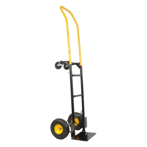 Hi-GARDEN,1-YEAR-WARRANTY,2 in 1, 330 LBS, Heavy Duty,Hand Truck, 2 Wheel Dolly Cart and 4 Wheel Push Cart with Swivel Wheels Platform Cart for Moving/Warehouse/Garden/Grocery