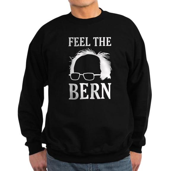 CafePress - Feel The Bern [Hair] Sweatshirt - Classic Crew Neck Sweatshirt