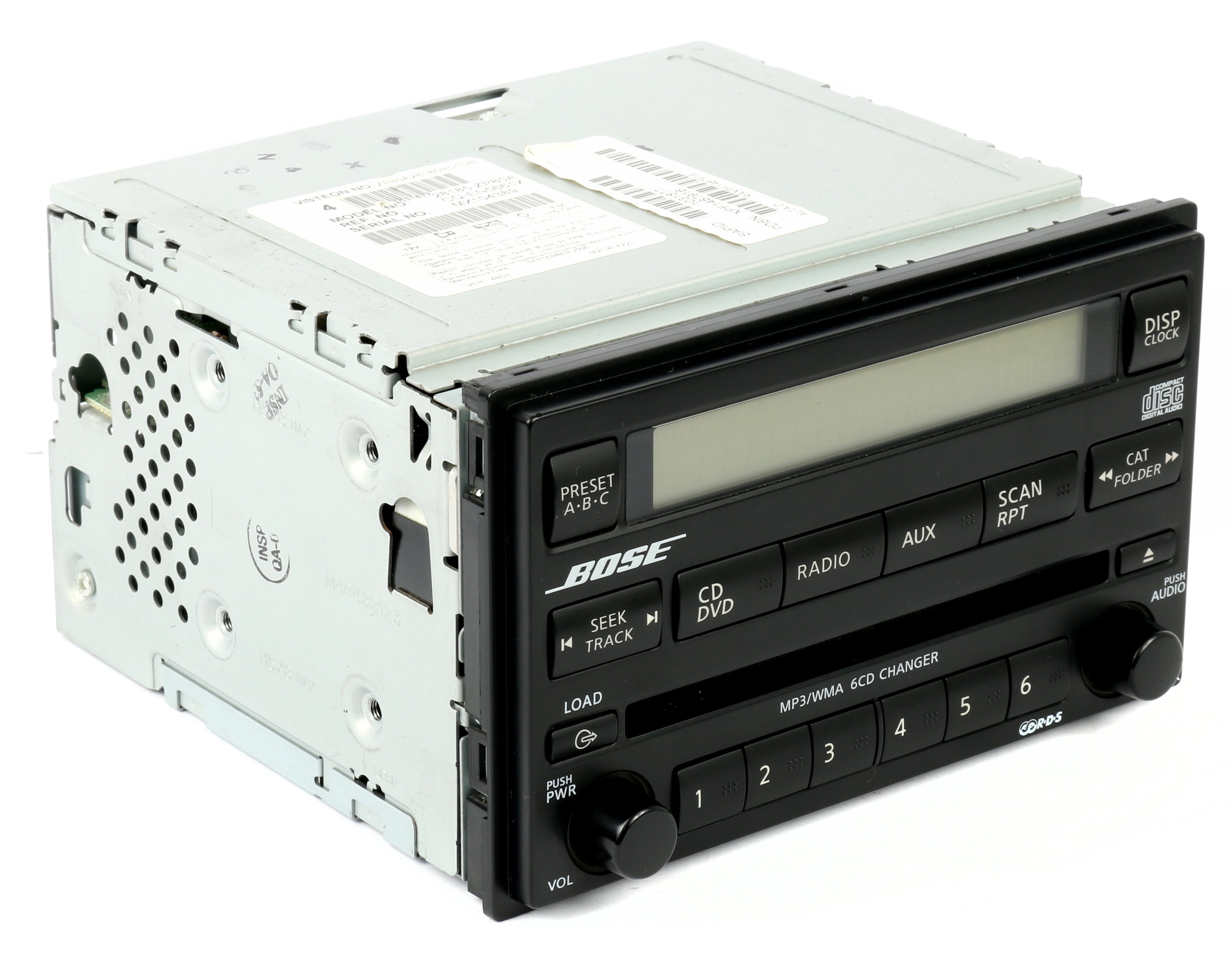 Restored 2005-07 Nissan Pathfinder OEM Original AM FM Radio MP3 6 Disc Player 28185ZP85A (Refurbished)