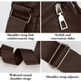 thumbnail image 6 of Men's Crossbody Shoulder Bag, Genuine Leather Small Messenger Satchel for Work Business Travel, Side Purse, 6 of 6