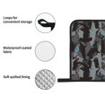 thumbnail image 5 of Oven Mitts and Pot Holders 4 Piece, Black camouflage hammerhead shark High Heat Slip Resistant Oven Mitt and Trivets Set Kitchen Oven Glove Pot Holders for Cooking Baking Grilling, 5 of 7