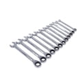 thumbnail image 4 of Wrenches Combination, Fix Head Ratchet Wrench Set 8-19mm Reinforced Open End  Plated Vanadium Steel  For Vehicle Repair Maintenance, 4 of 8