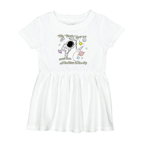 Inktastic My Nana Loves Me Girls Baby Dress