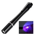 thumbnail image 2 of 1pc Violet LED Flashlight Blacklight Light 395nM Inspection Lamp Torch Mini, 2 of 8