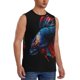 thumbnail image 2 of Balery Colorful Betta Fish Camisetas sin mangas para hombre, absorbe la humedad y protege contra el mal olor.-Medium, 2 of 7