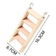 thumbnail image 7 of Walbest 165mm Length 115mm Height Wooden Ladder Hamster Ladder Wood Cage Hanging Ladder for Mouse, Chinchilla, Rat, Gerbil and Dwarf Hamster, 7 of 7