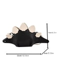 thumbnail image 2 of Dinosaur Shaped Crossbody Bag, Colorblock Stuffed Animal Purse, Cartoon Faux Leather Shoulder Bag, 2 of 5