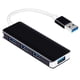 thumbnail image 1 of USB 3.0 Hub 4 Port Ultra Slim Extra Light Made of Aluminum USB Hub for MacBook Air, Mac Pro / Mini, Microsoft and Other USB Devices, 1 of 4