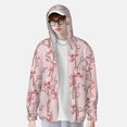 thumbnail image 2 of Balery Orchids Flowers Sudadera ligera de manga larga con capucha y protección solar UPF 50+ para hombre y mujer, ideal para pesca y running-X-Large, 2 of 7