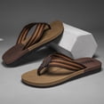 thumbnail image 5 of Wyzesi Slippers for Men with Arch Support foreign Trade Flip Flops for Men Beach Slippers for Men Summer Non External Wearing with Toe Christmas Slippers for Men, 5 of 5