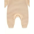 thumbnail image 4 of Zehjuhan 3 Set Baby Boys One Piece Romper With Mitten Cuffs Long Sleeve Ribbed Button Jumpsuit Outfit Clothes, 4 of 10