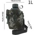 thumbnail image 4 of Army Water Canteen Camouflage Cover with Strap Hiking Water Bottles 1L, 4 of 5