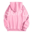 thumbnail image 3 of CAIXIA Men's Hooded Sweatshirts Yahweh Forgiven Letter Print Graphic Hoodies pullover Oversized Loose Pullover Sweatshirts,Pink, 3 of 7