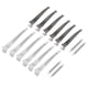 thumbnail image 5 of Pinzas para peinar el cabello, 12 piezas, pinzas para seccionar el cabello, pinzas para el cabello antideslizantes, pinzas para el cabello de grado profesional, 5 of 14
