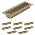 thumbnail image 1 of Pack de 4 fundas metálicas para ventilación Floor Vents Gmurnai, 2 x 10 cm, 1 of 7