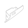 Genuine OE Volkswagen Glove Box Door - 5M1-857-101-H-31X