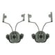 thumbnail image 4 of Soporte de casco ajustable para orejeras de caza, soporte de auriculares giratorio verde para rieles de 19-21 mm, 4 of 8