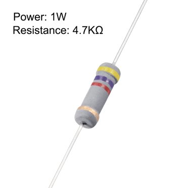 Vishay FP1-4K7-G Metal Oxide Film Resistors – 4.7K Ohm, 1W, 2% – 25-Piece Lot On Cut Tape