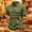 Army Green, variant on LTTVQM Mens Graphic Polo Shirt Fall Christmas Holiday Short Sleeve Top Relaxed Fit Collared T Shirt Thanksgiving Halloween Daily Wear Pullover Stretchy Tee