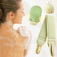 thumbnail image 3 of Set de tres piezas para exfoliación de baño | Frotar barro tiras hacia atrás | Guantes de frotar | Toalla esponja de lufa | Limpieza profunda | Exfoliación suave | Pack de 3, 3 of 4