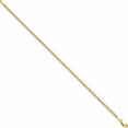 thumbnail image 2 of 10K Yellow Gold 2.5mm Semi-Solid Curb Link Chain (7 X 2.5) Made In South Africa 10bc124-7, 2 of 5