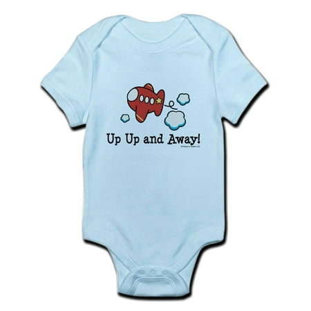 

CafePress - Up Up And Away Airplane Infant Bodysuit - Baby Light Bodysuit