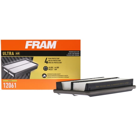 FRAM Ultra Air XGA12061, Premium Engine Air Filter, Replacement Filter for Select Honda Vehicles Fits select: 2016-2023 HONDA PILOT, 2018-2023 HONDA ODYSSEY