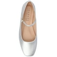 thumbnail image 5 of Journee Womens Carrie Buckle Square Toe Mary Jane Dress Flats, Widths Available, 5 of 9