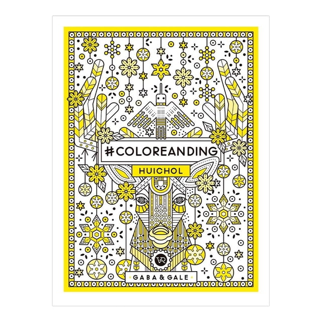 Coloreanding huichol VR Editoras RUSTICO Libro Tapa Blanda