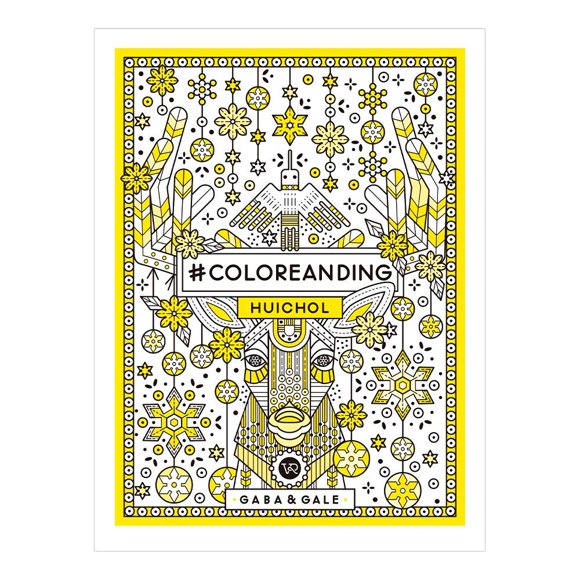 Coloreanding huichol VR Editoras RUSTICO Libro Tapa Blanda