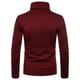 thumbnail image 4 of Camisas de Hombre Blusas de Manga Larga Con Cuello Redondo Blusa de Cuello Alto Sólida Informal Blusa de Camisa Básica Odeerbi  ODB-4, 4 of 4