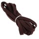 thumbnail image 5 of Cordón de cuero suave Cuerda de gamuza Cuerda trenzada Cordón Artesanía Joyería DIY Marrón oscuro Sunnimix Cordón de gamuza para hacer joyas, 5 of 7
