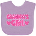 thumbnail image 3 of Inktastic Grandpas Girl Granddaughter Girls Baby Bib, 3 of 4
