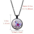 thumbnail image 3 of Guodhu Butterfly’s necklace for women, Vintage Times Butterfly’s Pendant Necklace Fashionable Alloy Jewelry with Delicate Details - Birthday, Party, Gift Idea for Her, 3 of 5