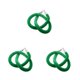 thumbnail image 2 of Bewildely 1,5 m Cuerda de terciopelo Control de multitudes Puntal Poste Línea de cola Barrera Verde Type1, 2 of 6