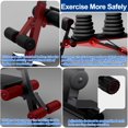 thumbnail image 7 of Adjustable Weight Bench, 7 Positions Foldable Workout Olympic Bench Press Includes Resistance Bands, Maximum Weight 780 Lbs., 7 of 7