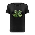 thumbnail image 4 of Camiseta de manga corta con estampado informal de cobertura para mujer Pompotops  hkajfhjk459578, 4 of 5