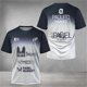 thumbnail image 3 of 2024 Nueva camiseta estampada con degradado 3D para hombre, ropa de entrenamiento de tenis de verano, ropa deportiva de bádminton para exteriores, camiseta suelta de manga corta, 3 of 5