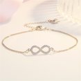 thumbnail image 2 of Pulsera Infinito - Pulsera Corazón, Pulsera Mujer Trébol Cuatro Hojas, Pulsera Mujer Plata, Pulsera Hija, Pulsera Amistad, Pulsera Charms Diamantes, Pulsera Madre Hija, Regalo Día de la Madre, 2 of 5