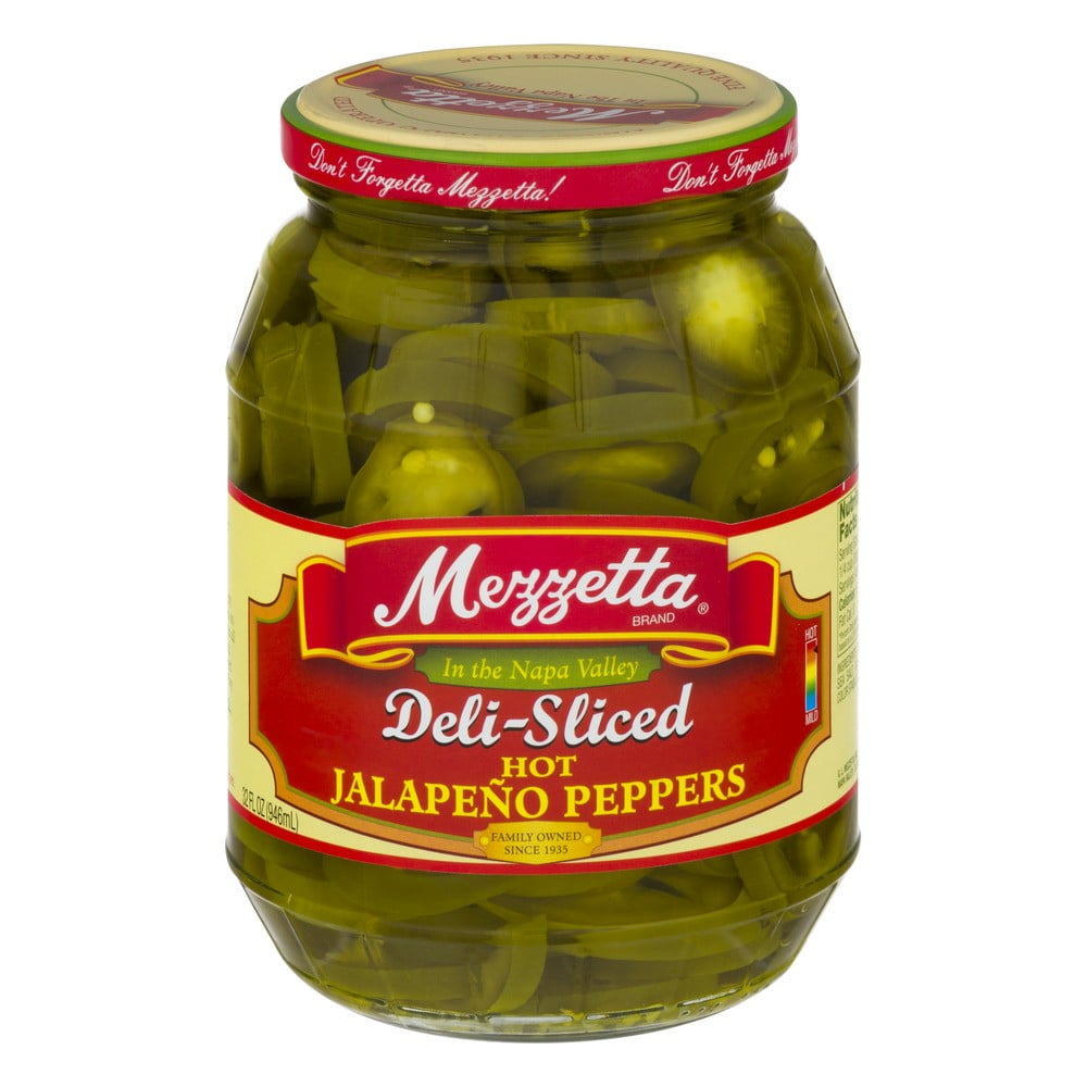 Mezzetta Deli-Sliced Hot Jalapeno Peppers, 32 Oz - Walmart.com