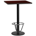 thumbnail image 1 of Flash Furniture 30" Square Laminate Top Pub Table in Mahogany, 1 of 4