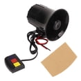 thumbnail image 2 of Electric Air Horn, Waterproof Loud Clear Sound 3 Tone Siren  for 12V Vehicles, 2 of 7