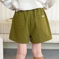 thumbnail image 5 of Edvintorg Girls Shorts Size 10-12 Loose Fit Casual Elastic Waisted Athletic Short with Pockets Teen Clothes for Girls, 5 of 8