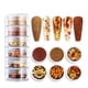 thumbnail image 1 of Decoración de uñas con purpurina y hojas de arce, lentejuelas para uñas, accesorios para decoración de uñas con hojas de otoño, 1 of 5