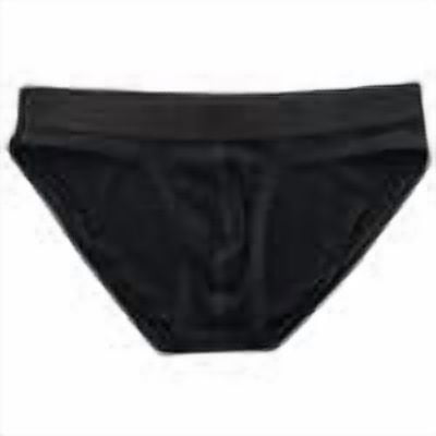 KHONTS Men's Briefs Underwear Low Rise Bulge Pouch Ultra Breathable Tagless Modal Underpants Black XL