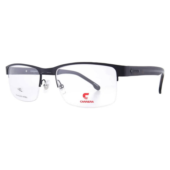 Carrera CARRERA 8888 0807 00 Men's Black Half Rim Frame Eyeglasses