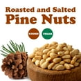 thumbnail image 4 of Dry Roasted Pine Nuts with Himalayan Salt, 4 Pounds – Oven Roasted, Lightly Salted, No Oil Added, Perfect for Cooking, Baking and Snacking, Vegan, Kosher, Bulk - Food to Live, 4 of 8